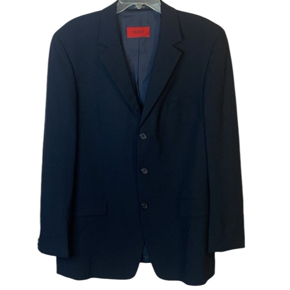 Men’s Hugo Boss Black Blazer Jacket Size Large